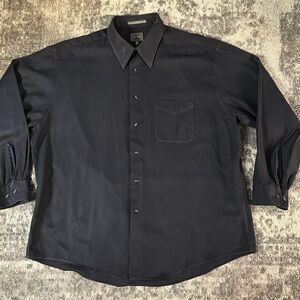 Calvin Klein 100% Cotton Long Sleeve Button Down Men’s Shirt w 1 Breast Pocket